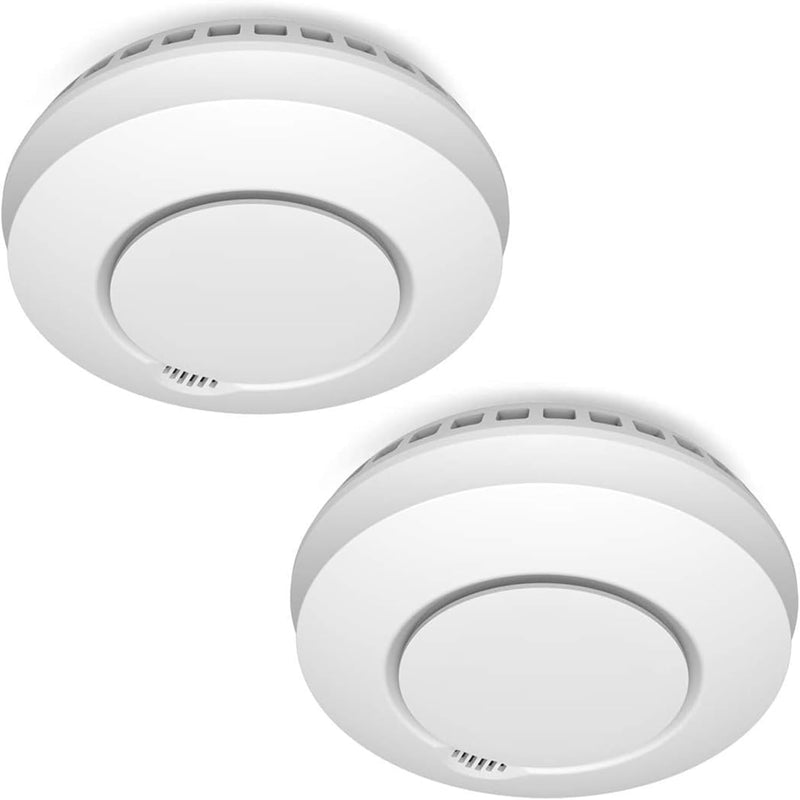 2-er Set ELRO Connects Funk Rauchmelder FZ5002R - DIN EN14604 geprüft - mit Hitzesensor 2 Stück Rauc