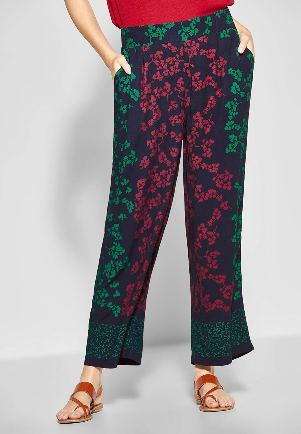 Street One Damen 372359 Hose, deep Blue, W24/L26(Herstellergrösse:36)