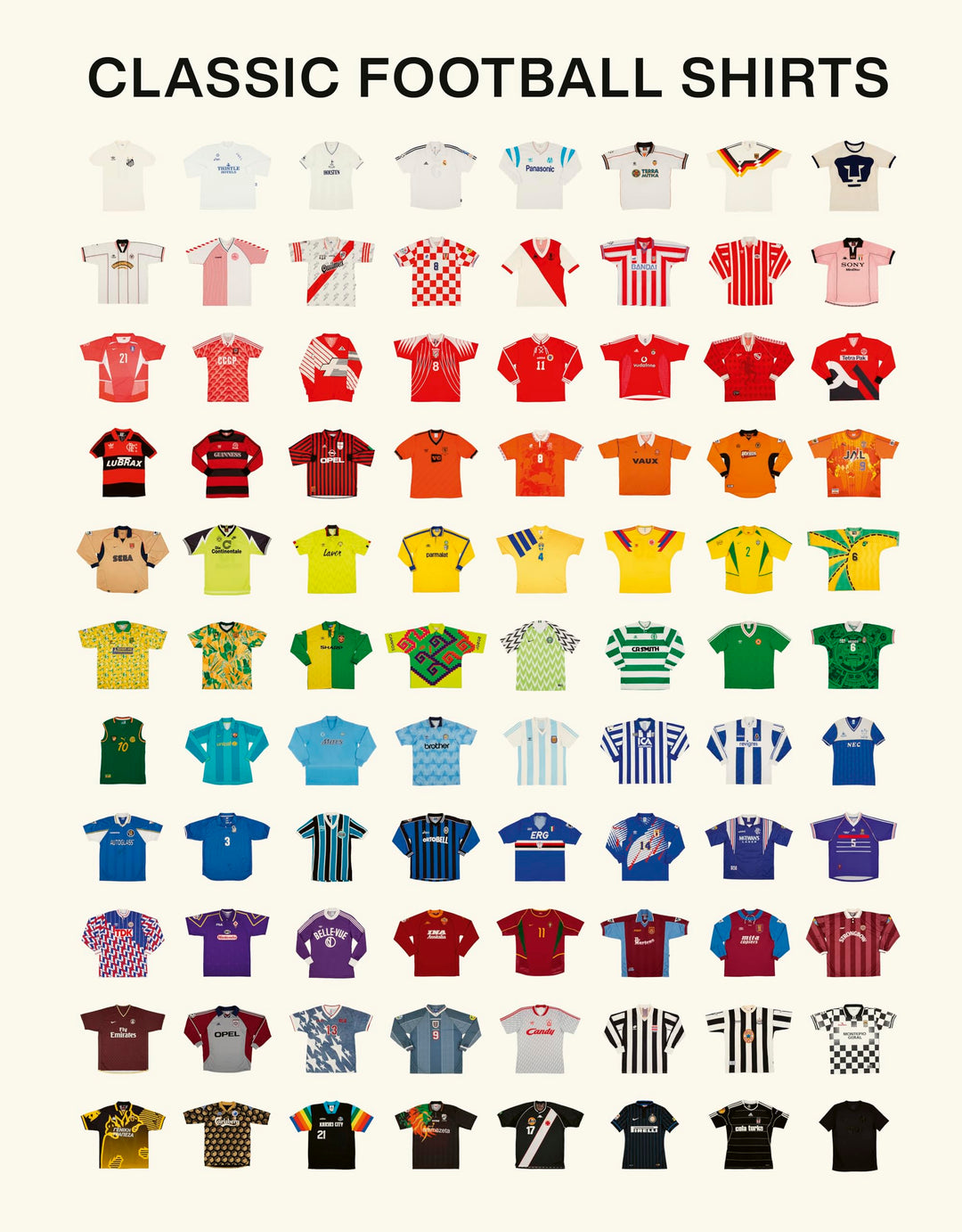Classic Football Shirts: The Ultimate Guide to Iconic Football Kits, Gebundenes Buch