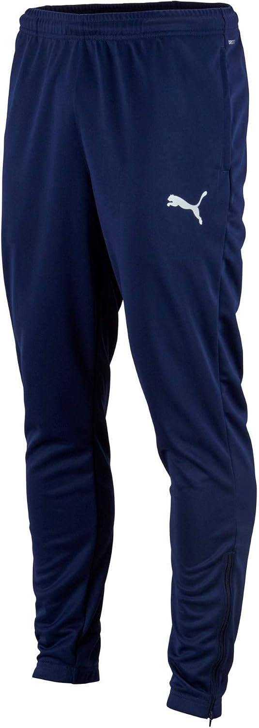 PUMA Unisex Kinder Teamrise Poly Training Pants J Jogginghose Peacoat-puma White 152 Einfarbig, Peac
