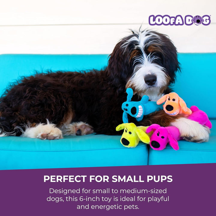 MULTIPET International Original Loofa Dog Mini-Hundespielzeug, 15,2 cm 6", 6"