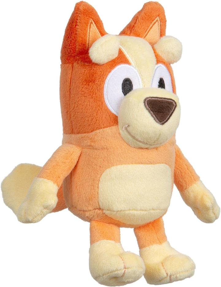 Bluey Giochi Preziosi weiches Plüschtier Bingo, ca. 20 cm hoch, mit Details wie im Cartoon, für Kind