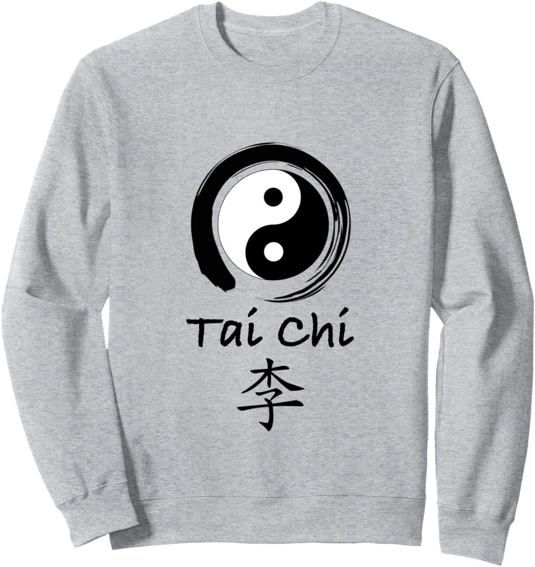 Tai Chi Anfänger/Klassische Tai Chi Kalligraphie Kanji Design Sweatshirt