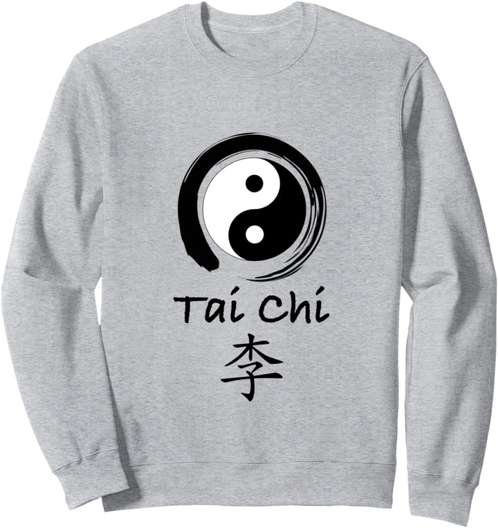 Tai Chi Anfänger/Klassische Tai Chi Kalligraphie Kanji Design Sweatshirt