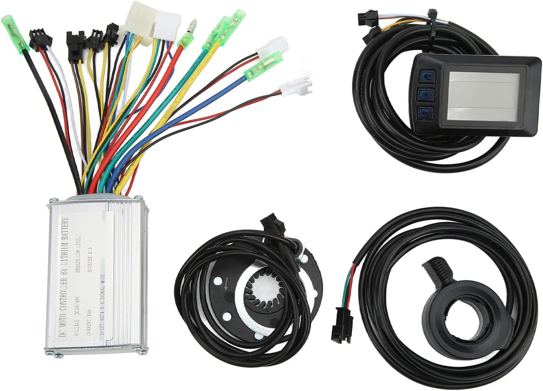 VGEBY Elektrofahrrad-Controller-Kit, Elektrofahrrad-Motorsteuerung 15A Gemeinsamer Controller 36V 48
