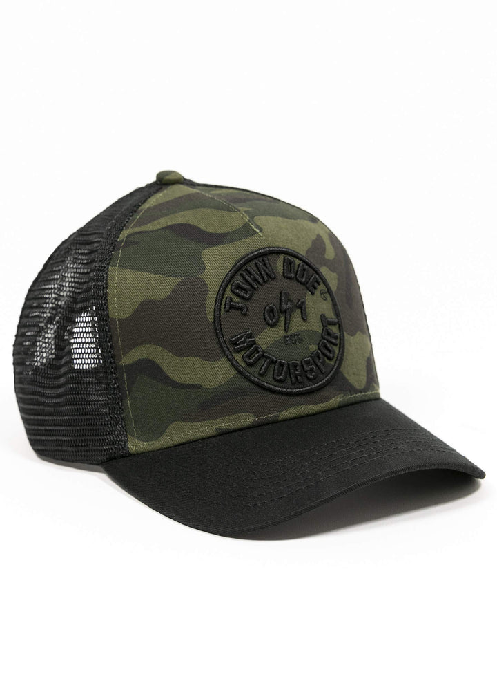 John Doe Trucker Cap - Baseballcap mit Baumwolle - Basecap mit Markenstickerei - Snapback Cap mit Me