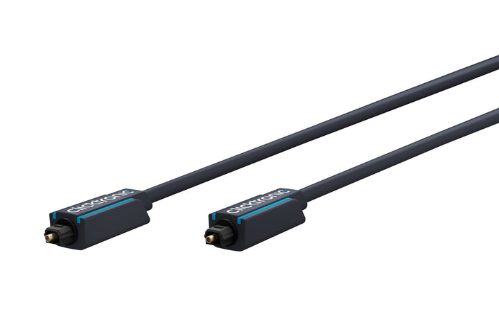 Clicktronic Toslink Kabel / Optisches Digitalkabel / Toslink Stecker auf Toslink Stecker / Audiokabe