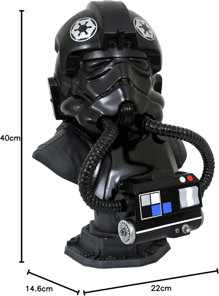 Star Wars Diamond Select Toys Legends In 3D Tie Pilot 1/2 Scale Bust (Mar212002) Standard, Standard
