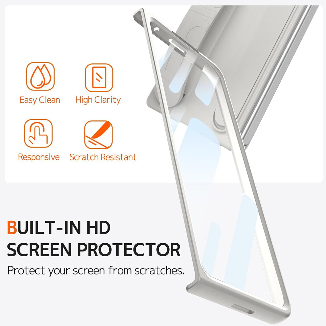 NINKI Kompatibel mit Samsung Galaxy Z Fold 3 hülle Armband Case mit Kickstand Galaxy fold 3 Wristban