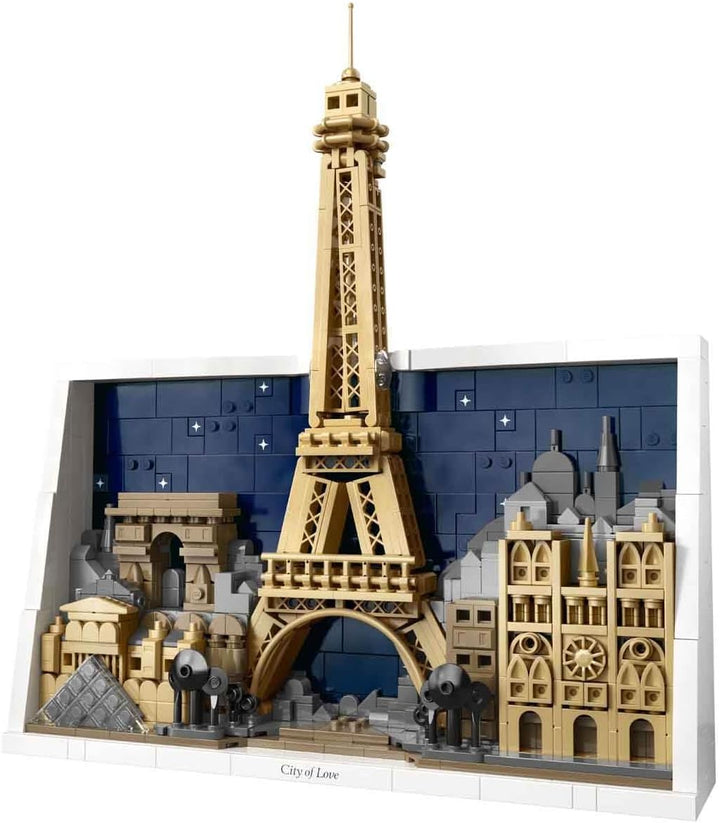 LEGO Architecture Paris – Stadt der Liebe 3D Puzzle - Wanddeko als Bastelset zum Bauen - DIY Set Erw