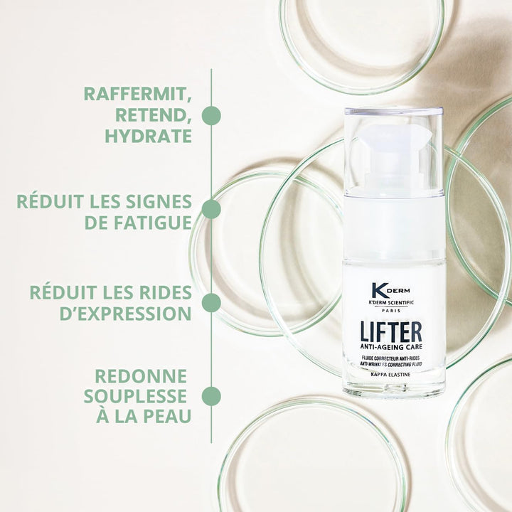 KDERM - Lifter Flüssigkeits-Concealer für die Augen – Anti-Aging-Pflege mit Bio-Peptiden von Kappa-E