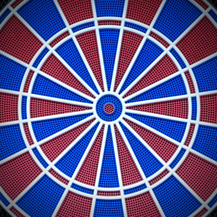 Carromco elektronisches Dartboard TOPAZ-901, schwarz, 2-Loch Abstand, Dartscheibe elektronisch, Dart