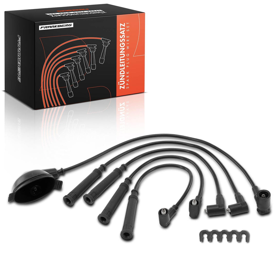 Frankberg 5x Zündleitungssatz Zündkabel Kompatibel mit 3er E21 E30 1.6L 1.8L 1979-1991 5er E12 E28 1