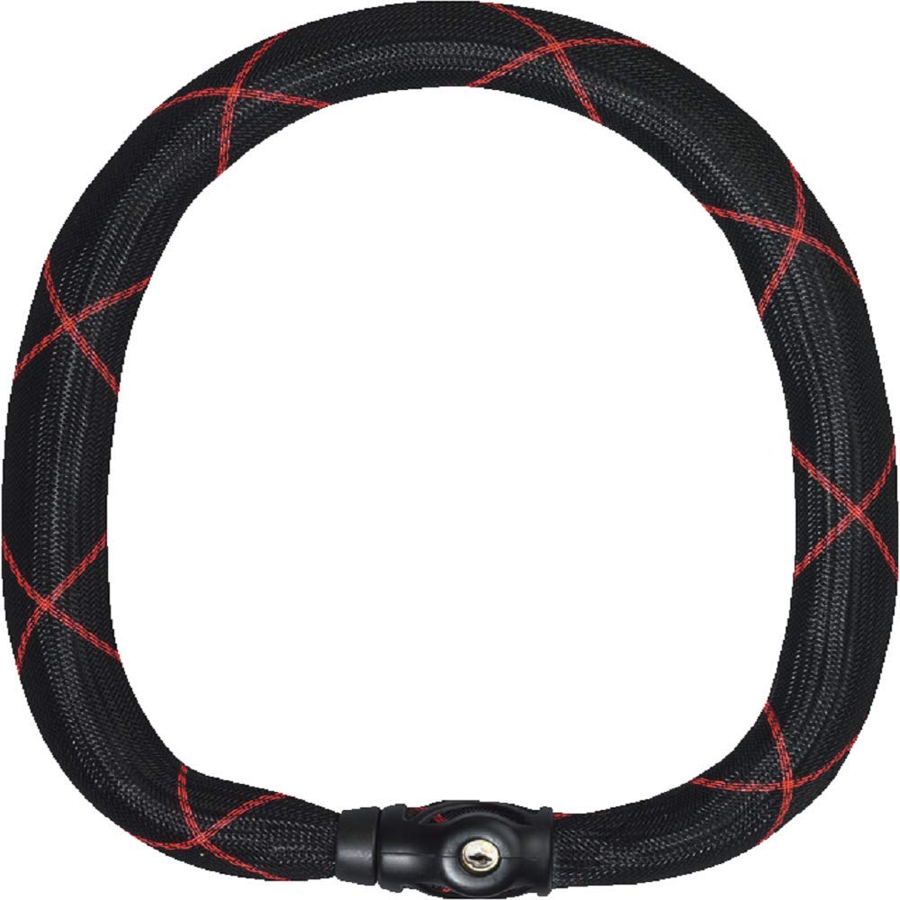 ABUS Ivy Chain 9210/110 Kette mit Verschluss Unisex Erwachsene, Schwarz, Einheitsgrösse