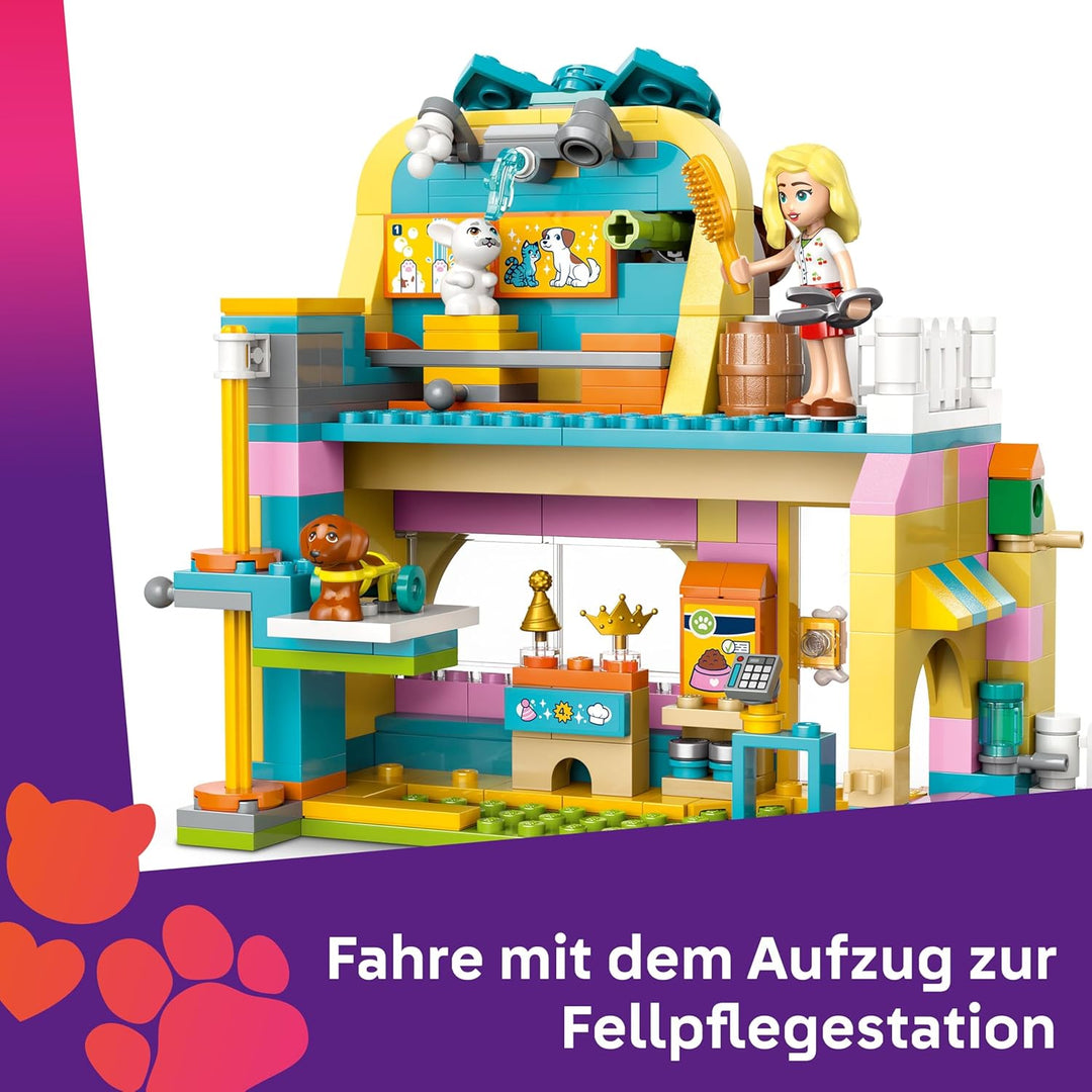 LEGO Friends Geschäft für Haustierzubehör - mit Hund, Katze und Kaninchen als Tierfiguren, 3 Minifig