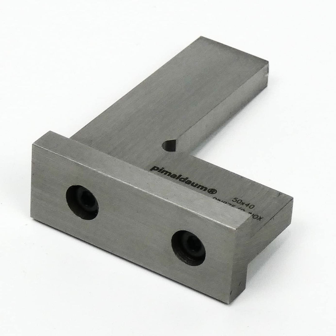 PIMALDAUM® Anschlagwinkel, 90°-Flachwinkel mit Anschlag, Schenkel 50 * 40 mm, gem. DIN 875/0, Edelst