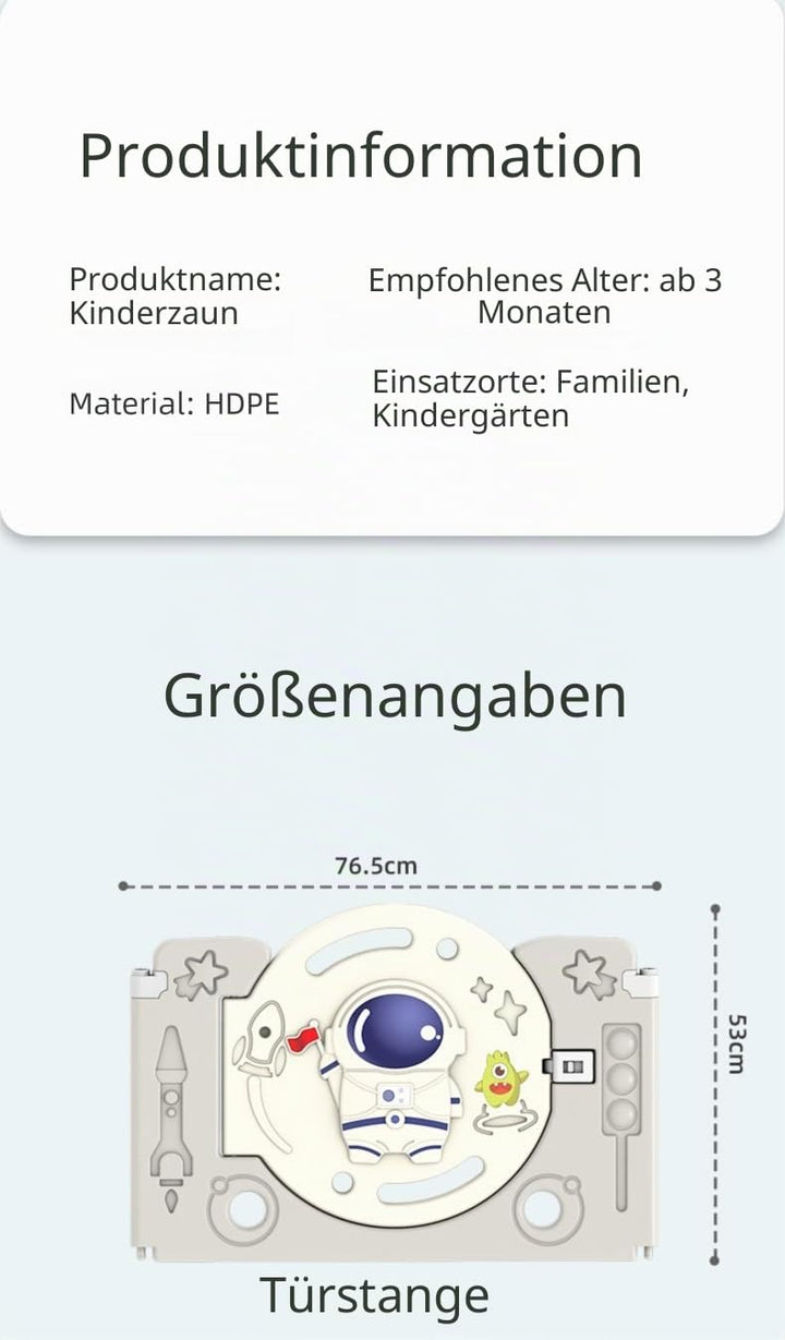 Magic ZC Laufstall Baby, Grosser Laufgitter Baby, Laufstall Faltbar für Drinnen Draussen, Kinderakti
