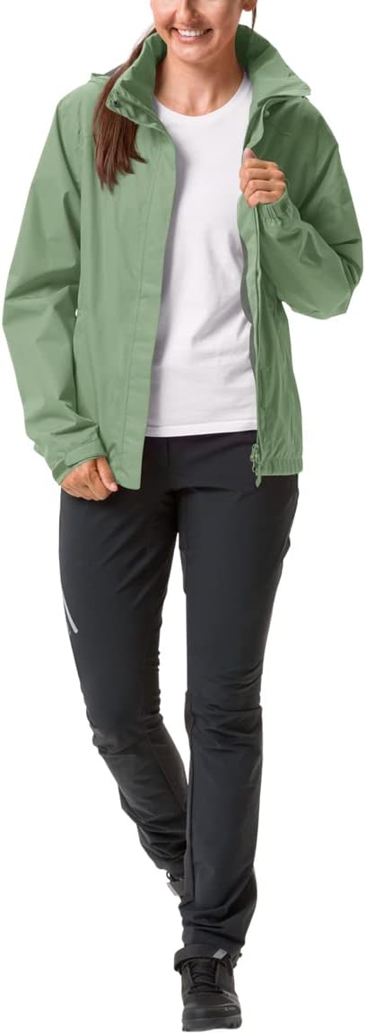 VAUDE Women's Escape Bike Light Jacket| Leichte 2-Lagen Regenjacke - Zuverlässiger Rad-Regenschutz |