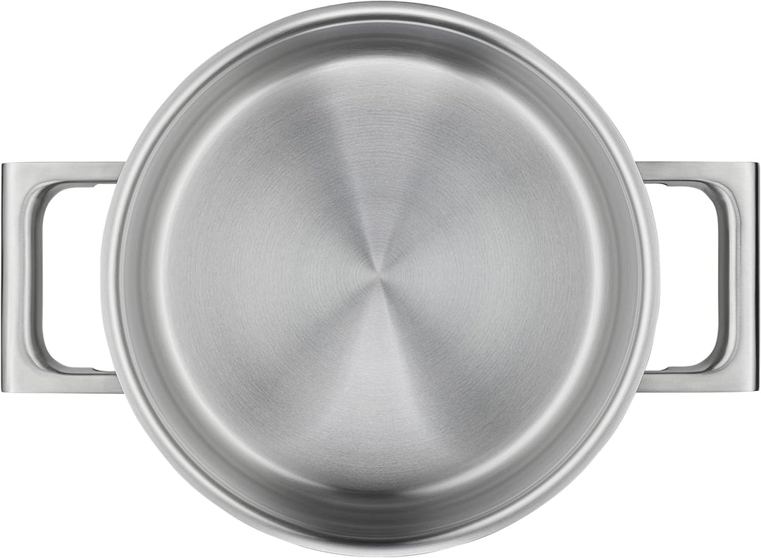 WMF Ultimate Cool Topfset Induktion 5-teilig, Kochtopf Set mit Edelstahldeckel, Cromargan Edelstahl