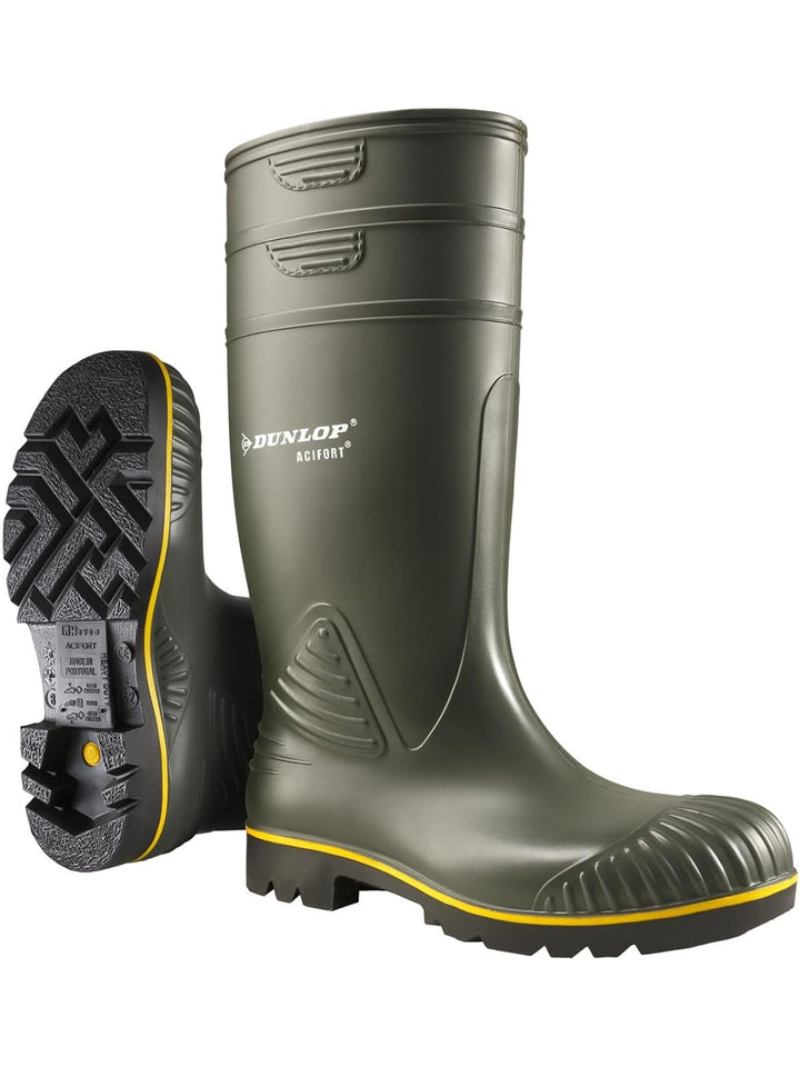 DUNLOP Stiefel Acifort Non-Safety 40 EU Grün, 40 EU Grün