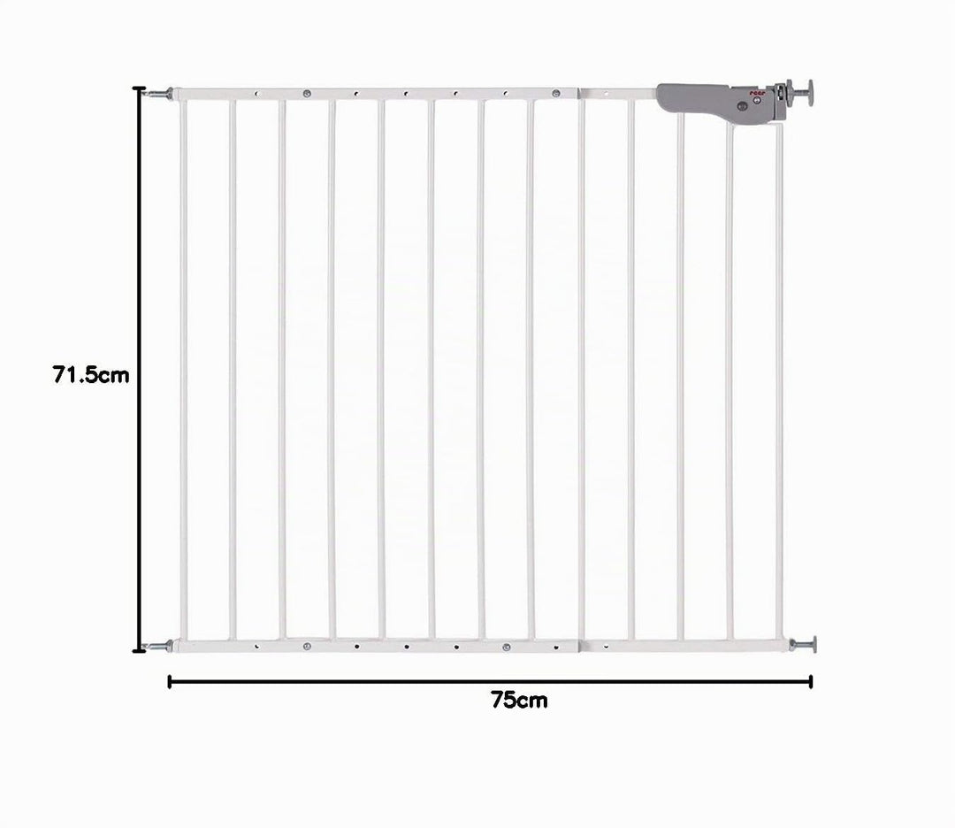 reer Türgitter und Treppengitter Advanced zum Schrauben, stabiler Halt, Durchgangsbreite 75-110cm