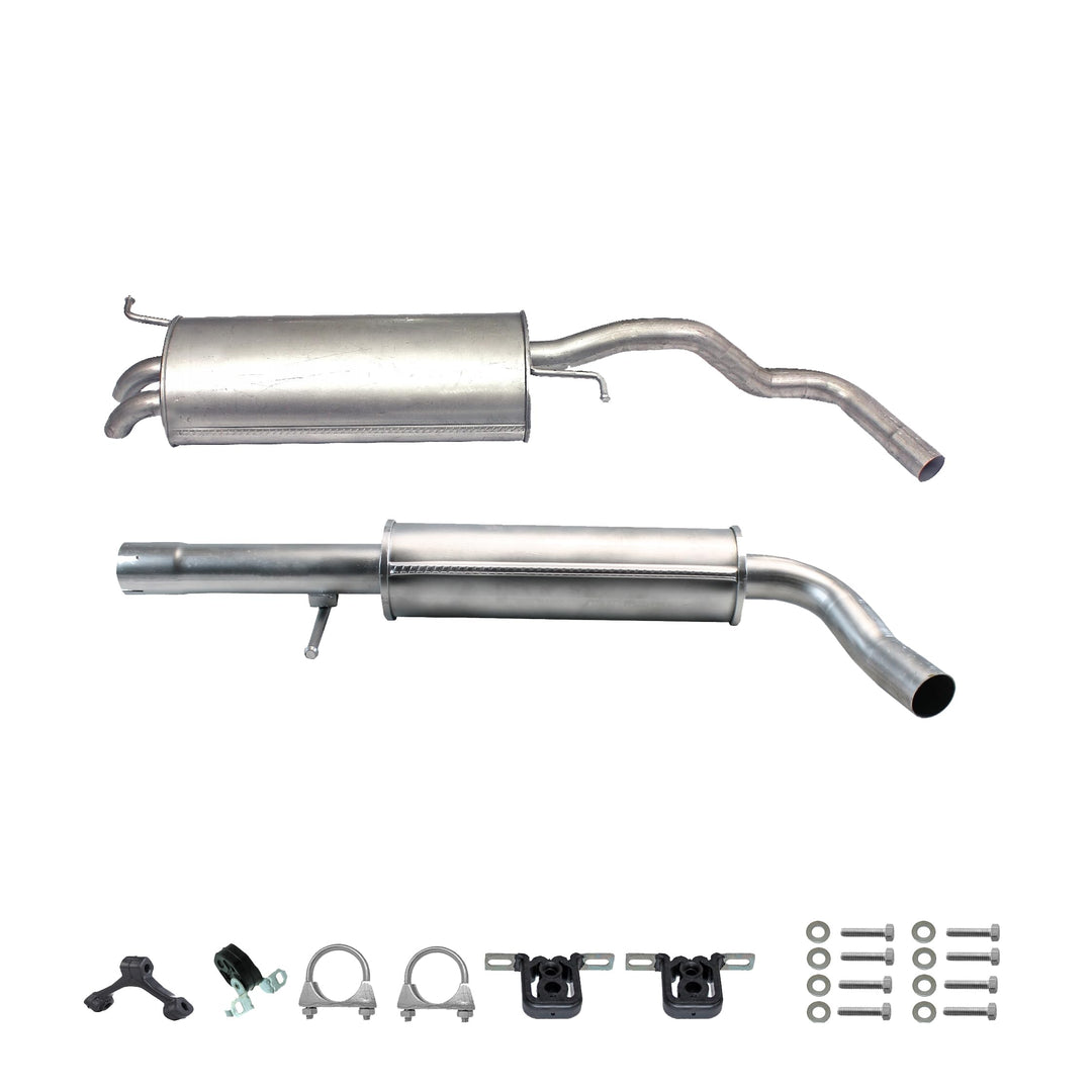Ferroz Export Ersatz für Auspuffanlage Auspuff ab Kat Audi A3, Seat Leon, VW Golf IV, New Beetle
