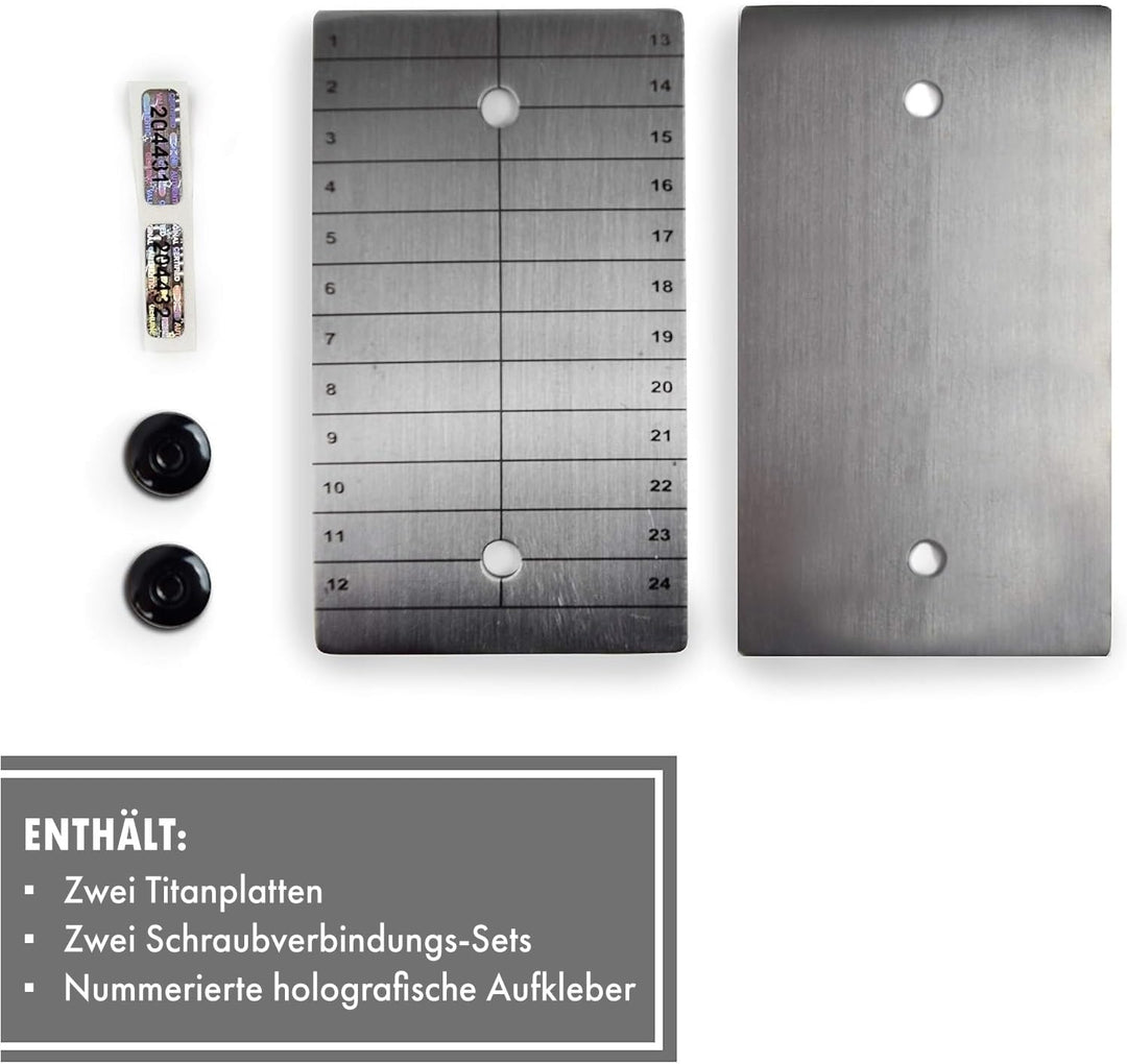 ColdTi Platten für Kryptowährungs-Wiederherstellungssätze zur extrem langlebigen Offline-Aufbewahrun
