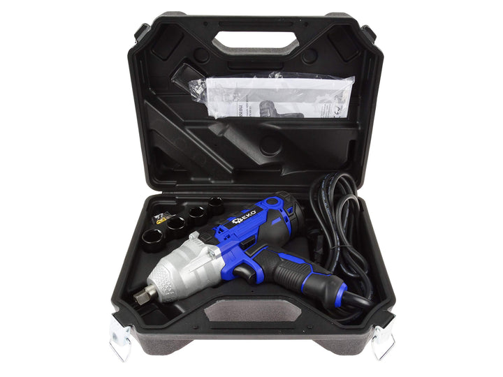 Elektro Schlagschrauber - Elektroschrauber, Elektrischer Schlagschrauber 1/2" mit Schlagnüsse - 450W