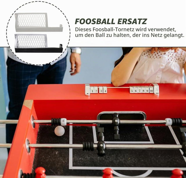 HEMOTON Tischfussball Ballfangnetz Ersatz Für Interaktive Fussballmaschine Stabiler Netzrahmen Für T