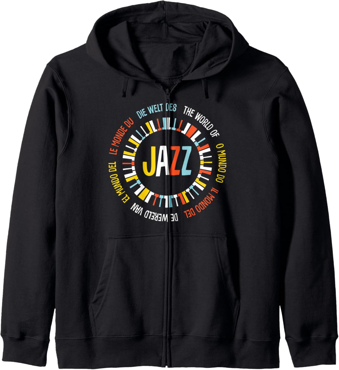 Die Welt des Jazz Kapuzenjacke