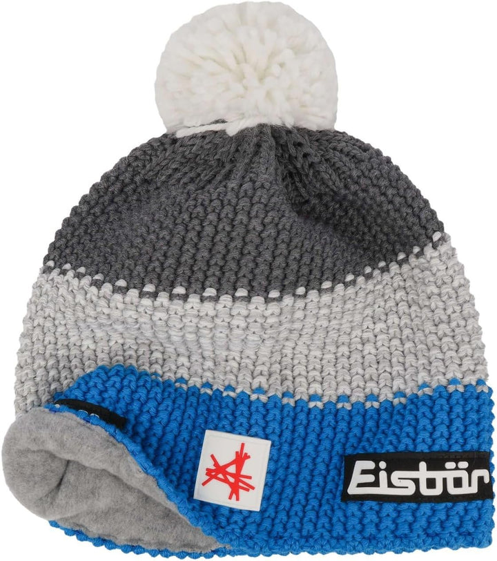 Eisbär Mütze Herren &amp; Damen Star Pompon Ski Austria - Merino Wintermütze Unisex mit Fleece schützt v