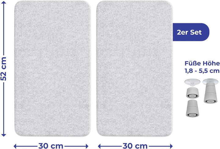 Herdabdeckplatte Universal mit Sicherheitsfolie 2er Set