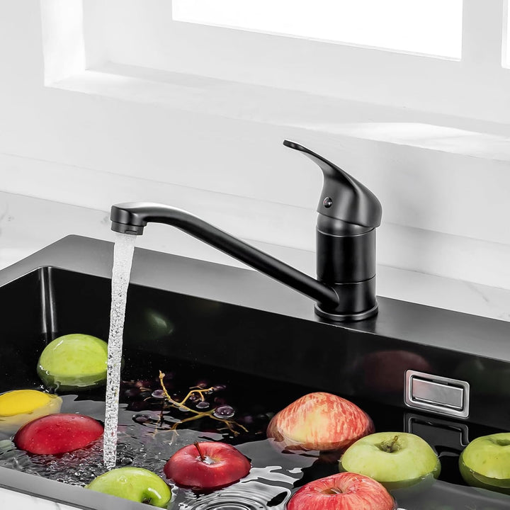 CECIPA Wasserhahn Küche Hochdruck Edelstahl, Küchenarmatur Einhebelmischer, Armatur küche 360° Drehb