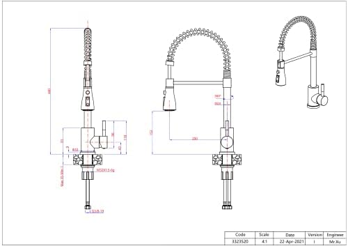 VBChome Spülbecken mit Armatur 50 x 47 cm Schwarz Granit Spüle Einzelbecken Küche Einbauspüle Verbun