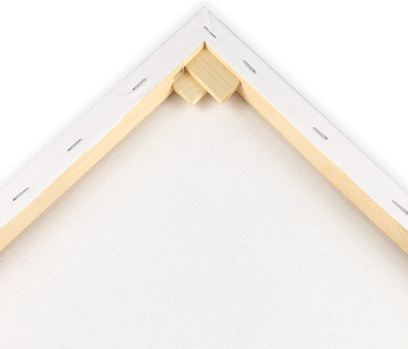 Stylex 28635-P6 - Keilrahmen 30 x 100 cm, mit Leinwand aus 100 % Baumwollgewebe bespannt, grundiert,