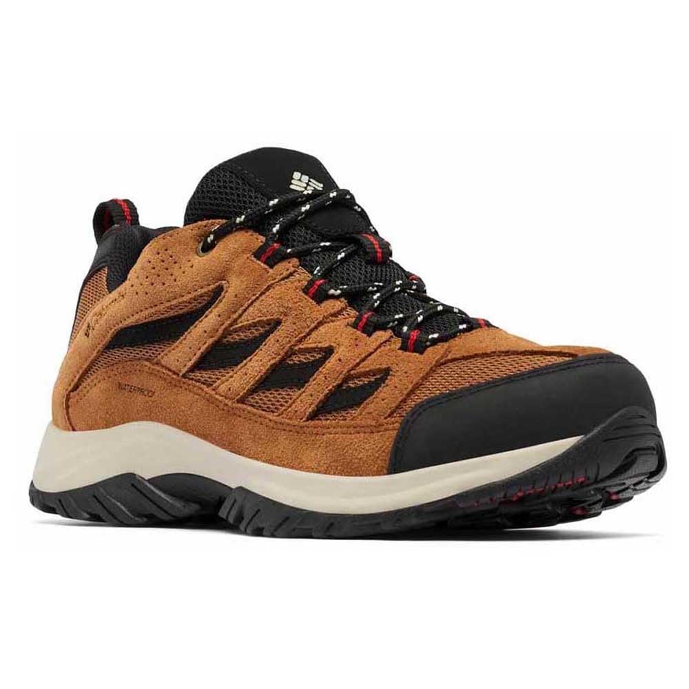 Columbia Herren Crestwood Wp wasserdichte Trekking-und Wanderschuhe mit niedrigem Bund 40 EU Elk Bla