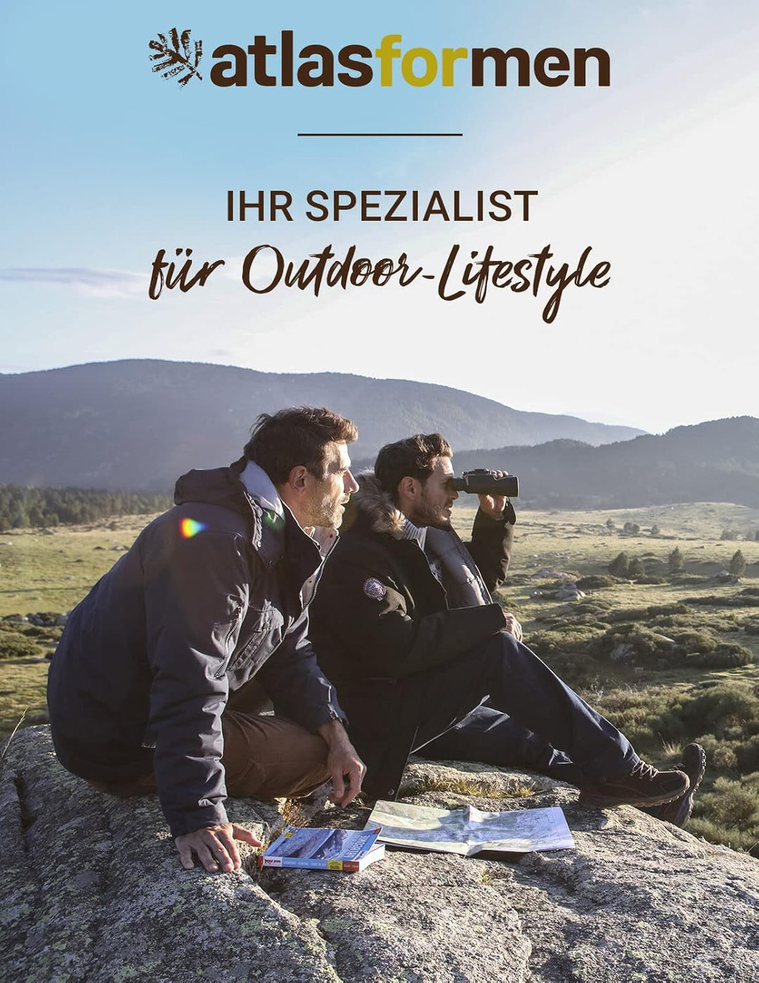 ATLAS FOR MEN - 3er-Pack Herren T-Shirts - Rundhalsausschnitt - Kurze Ärmel - Verfügbar in grossen G