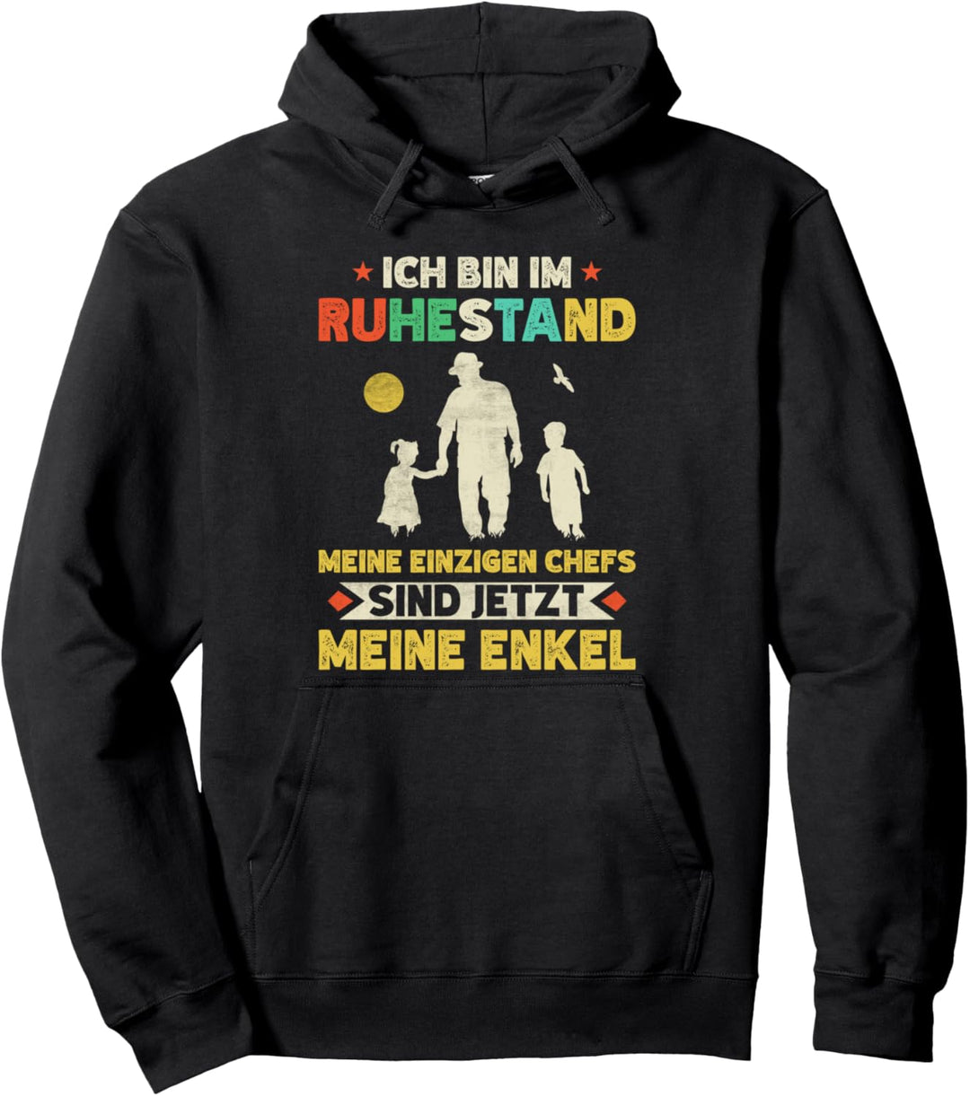 Ruhestand Enkel Opa Spruch, Lustiges Rente 2023 Rentner Pullover Hoodie