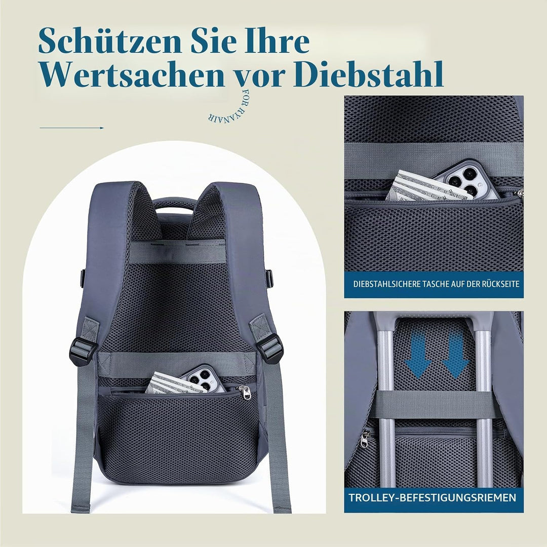 Lossga Für Ryanair Handgepäck 40x20x25 Handgepäck Rucksack Reiserucksack Flugzeug Rucksack 40x20x25