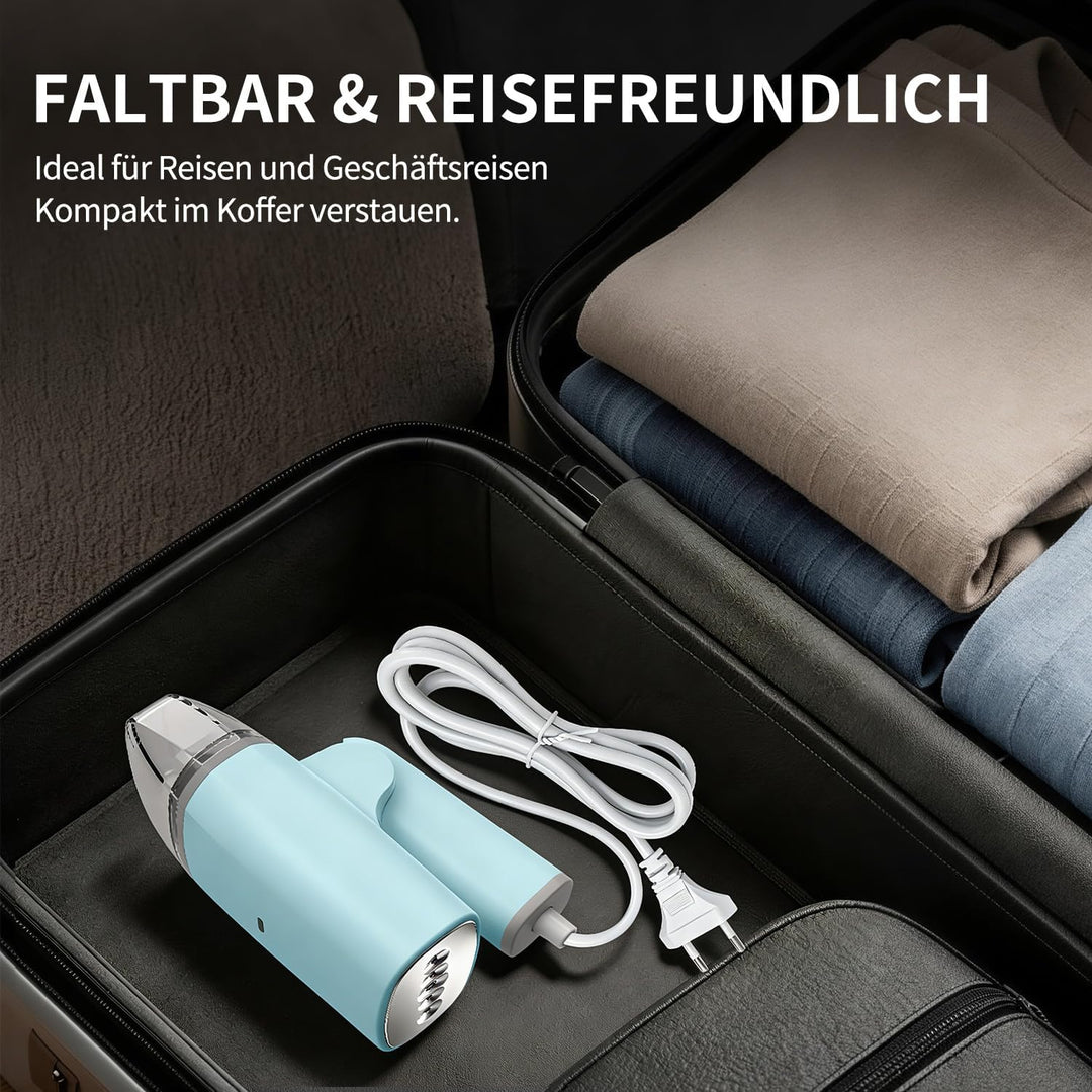 Steamer Dampfglätter, 1300W Dampfbügeleisen Reisebügeleisen Steam iron, 5s Blitzschnelles Aufheizen,