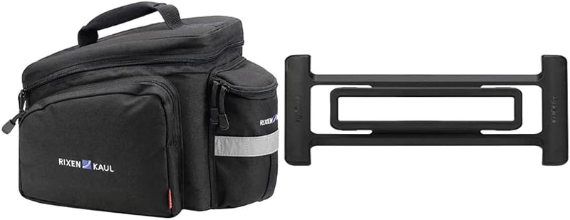 KLICKfix 0267RA Farradtasche Rackpack 2 für Racktime Gepäckträgertasche, Schwarz, 35 x 24 x 23 cm Bu