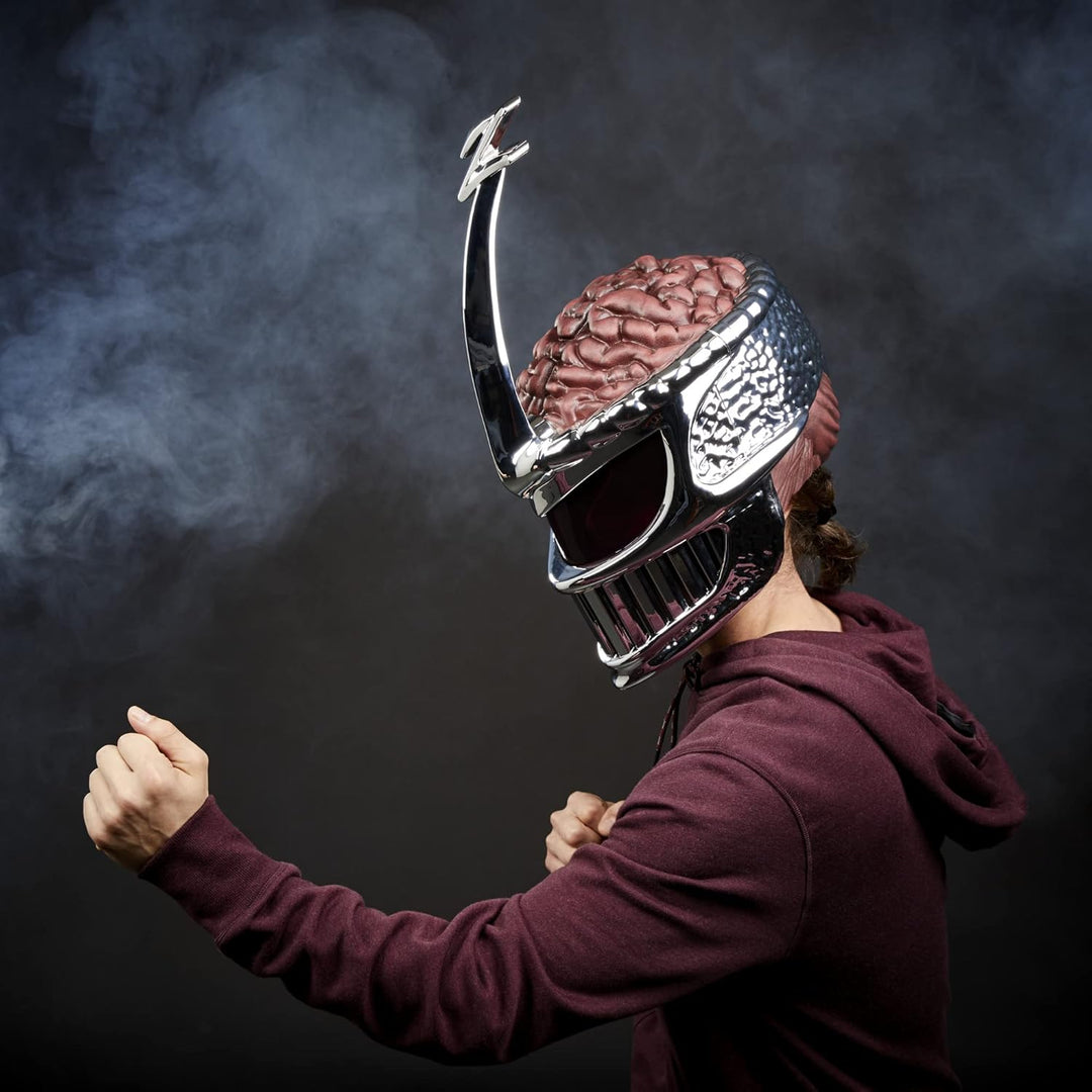 Power Rangers Lightning Collection Lord Zedd, Helm mit elektronischem Stimmverzerrer, Rollenspielhel