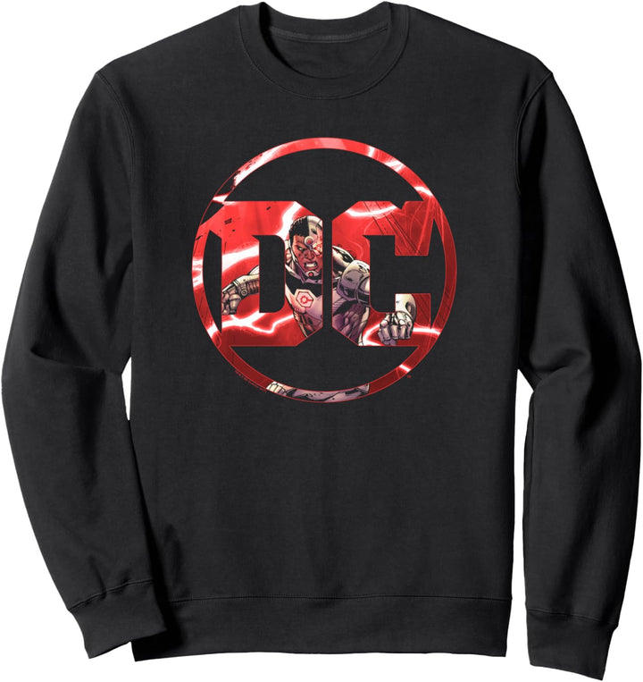 Justice League Cyborg DC Comics Logo Sweatshirt