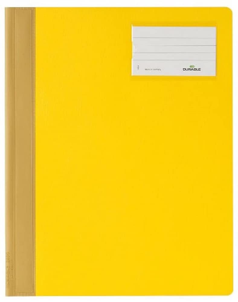 Durable Schnellhefter für A4 Überbreite, gelb, 25er Packung, 250004, gelb