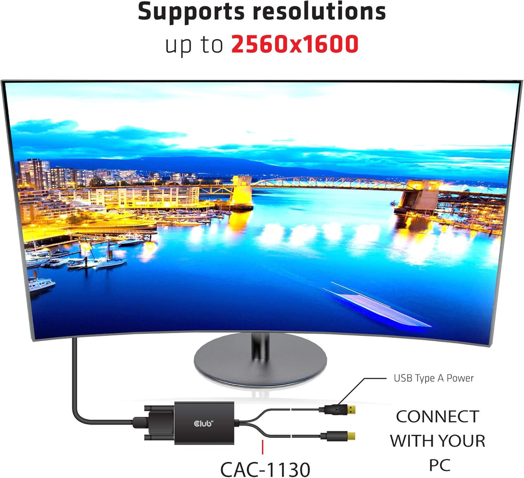 CLUB3D CAC-1130 DIY Schwarz, CAC-1130