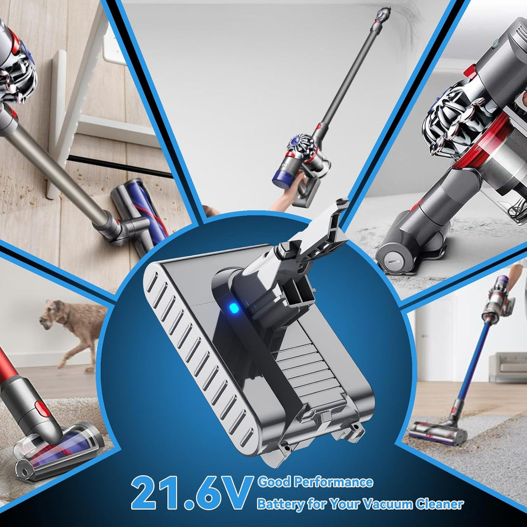 V7 6000mAh/6.0Ah Akku für Dyson Ersatzakku für V7 SV11 Animal Fluffy Absolute Trigger Motorhead Pro