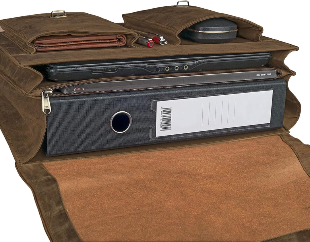 STILORD Aktentasche Herren Lehrertasche Bürotasche Laptoptasche Umhängetasche Vintage gross aus echt