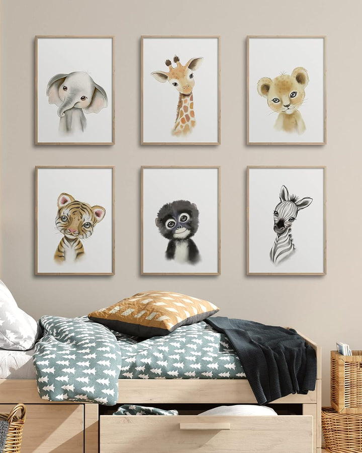 Hambient Poster Kinderzimmer - Bilder Babyzimmer Deko, Junge, Mädchen - Wandbilder, Kinderposter, De