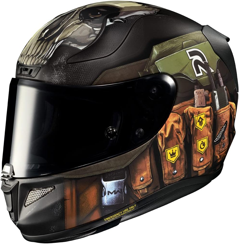 Helm HJC RPHA 11 Ghost Call Of Duty MC34SF schwarz grün matt, M