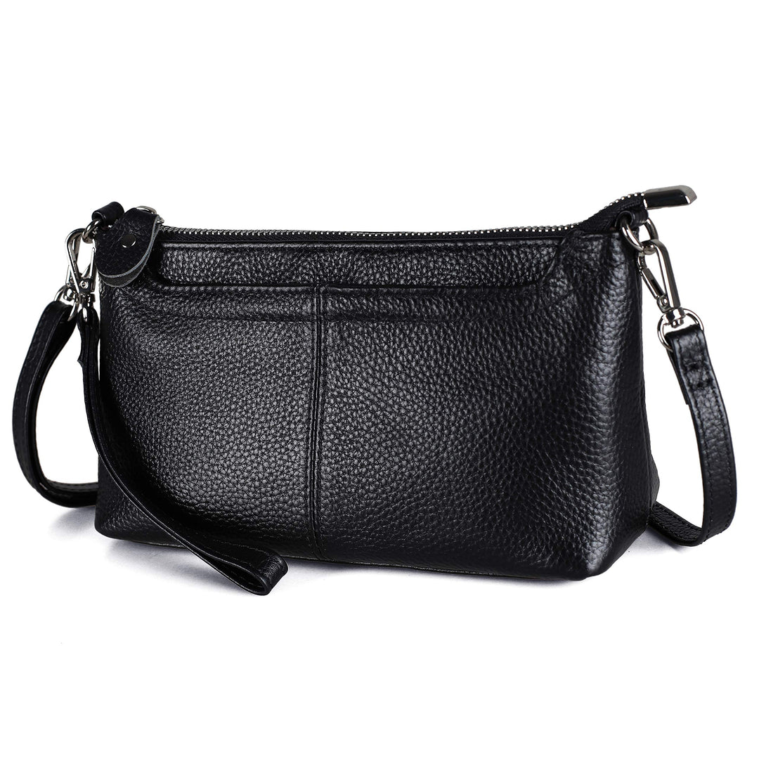 befen Clutch, Handgelenktasche aus echtem Leder, Wristlet, Geldbörse, kleine Crossbody-Umhängetasche
